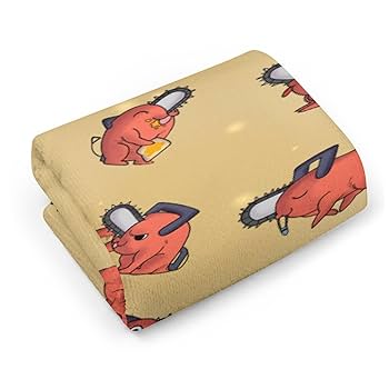 Amazon｜チェンソーマン デンジ ポチタ フェイスタオル スポーツ